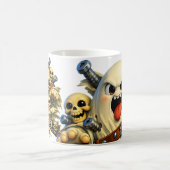 Totenschädel-Geist Kaffeetasse (Mittel)