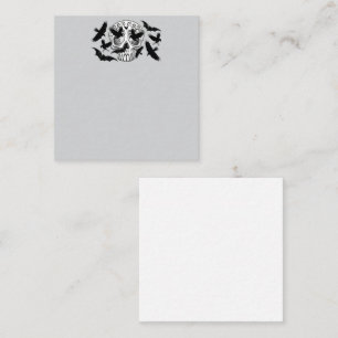 Totenschädel Halloween Dekorative Calaveras Mitteilungskarte