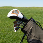 Totenschädel Herbst Bow Halloween Golf Headcover (In SItu)