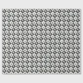 Totenschädel-Mosaik Geschenkpapier (Flach)
