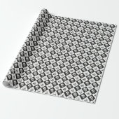 Totenschädel-Mosaik Geschenkpapier (Ungerollt)