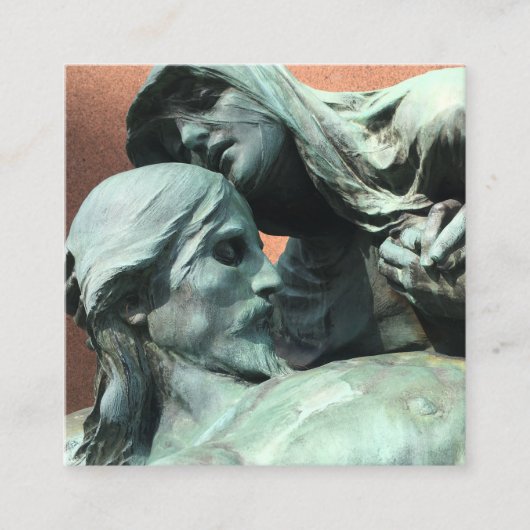 Totensterben Quadratische Visitenkarte (Vorderseite)