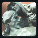 Totensterben Quadratischer Aufkleber<br><div class="desc">ASYRUM. LEAPDAY</div>