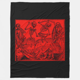 Totentanz / Dance of macabre Fleecedecke