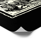 Totentanz, Dance of macabre (Holbein) Poster (Ecke)