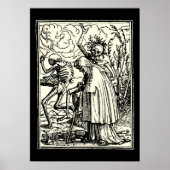 Totentanz, Dance of macabre (Holbein) Poster (Vorne)