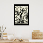 Totentanz, Dance of macabre (Holbein) Poster (Küche)