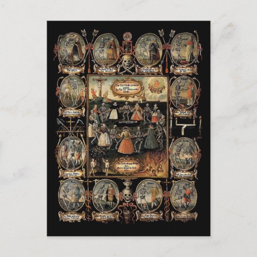 Totentanz Postkarte (Vorderseite)