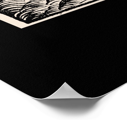 Totentanz / Tanz von Makabre Poster (Ecke)