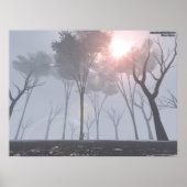 Totenwald im Nebel Poster (Vorne)