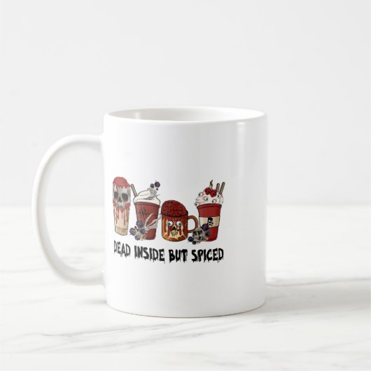 Toter, aber scharfer, dankbarer Erntedank fällt Kaffeetasse (Links)