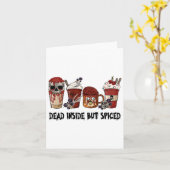 Toter, aber scharfer, dankbarer Erntedank fällt Karte (Gelbe Blume)