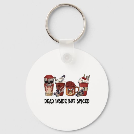 Toter, aber scharfer, dankbarer Erntedank fällt Schlüsselanhänger (Vorderseite)