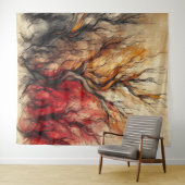 Toter Baum 3 - Wasserfarbe Wandteppich (Beispiel (Horizontal))