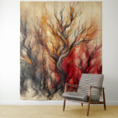 Toter Baum 3 - Wasserfarbe Wandteppich (Beispiel)