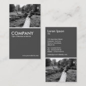 Toter Baum - 70pc grau Visitenkarte (Vorne/Hinten)