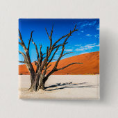 Toter Baum in Deadvlei, Namibia Button (Vorderseite)