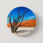 Toter Baum in Deadvlei, Namibia Button (Vorderseite)