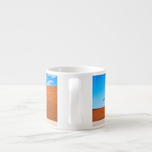 Toter Baum in Deadvlei, Namibia Espressotasse (Rückseite)