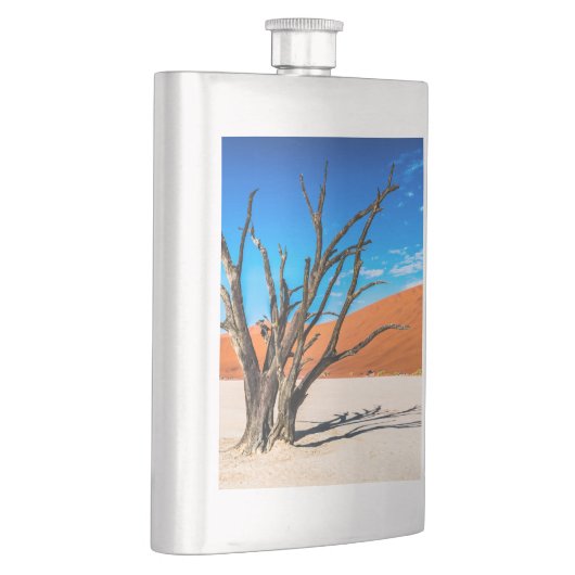 Toter Baum in Deadvlei, Namibia Flachmann (Rechts)
