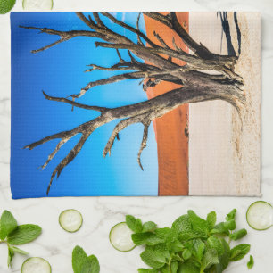 Toter Baum in Deadvlei, Namibia Geschirrtuch