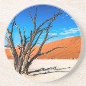 Toter Baum in Deadvlei, Namibia Getränkeuntersetzer (Vorne)