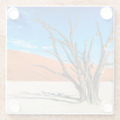 Toter Baum in Deadvlei, Namibia Glasuntersetzer (Rückseite)