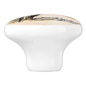 Toter Baum in Deadvlei, Namibia Keramikknauf (Seitenansicht)