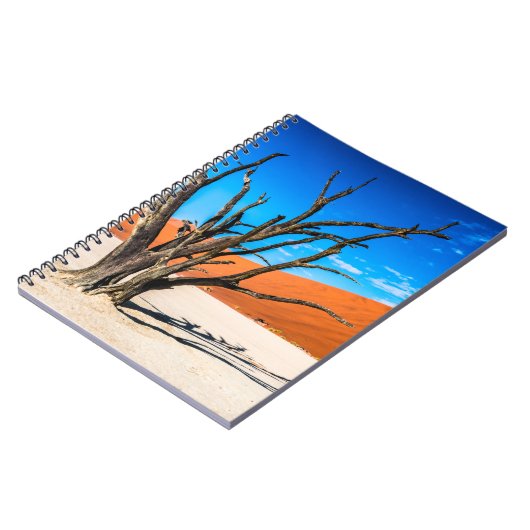 Toter Baum in Deadvlei, Namibia Notizblock (Linke Seite)