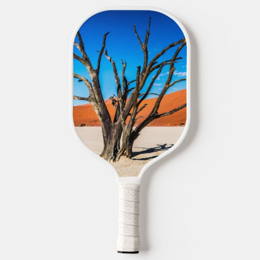 Toter Baum in Deadvlei, Namibia Pickleball Schläger (Rückseite)
