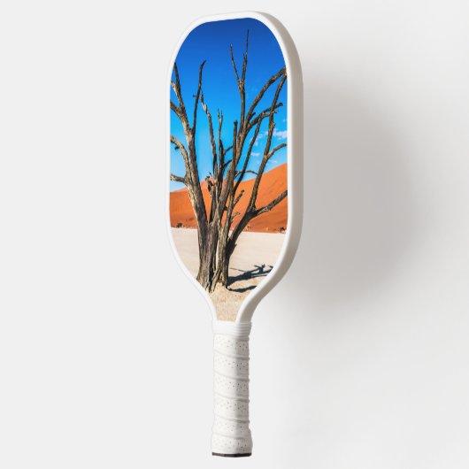 Toter Baum in Deadvlei, Namibia Pickleball Schläger (Links)