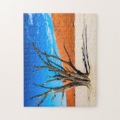 Toter Baum in Deadvlei, Namibia Puzzle (Vertikal)