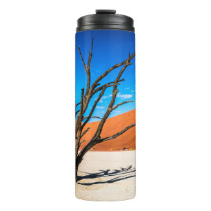 Toter Baum in Deadvlei, Namibia Thermosbecher