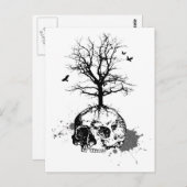 Toter Baum Postkarte (Vorne/Hinten)