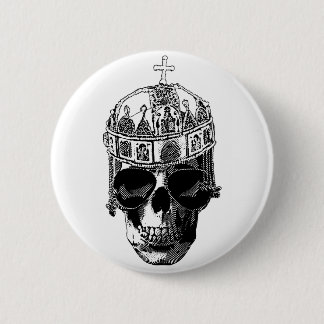 Toter byzantinischer Kaiser mit Sonnenbrille Button