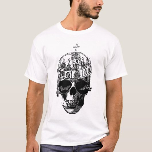 Toter byzantinischer Kaiser mit Sonnenbrille T-Shirt (Vorderseite)