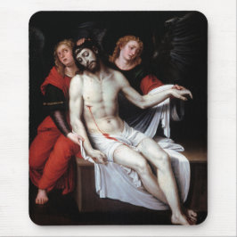 Toter Christus, unterstützt von zwei Engeln (Ribal Mousepad
