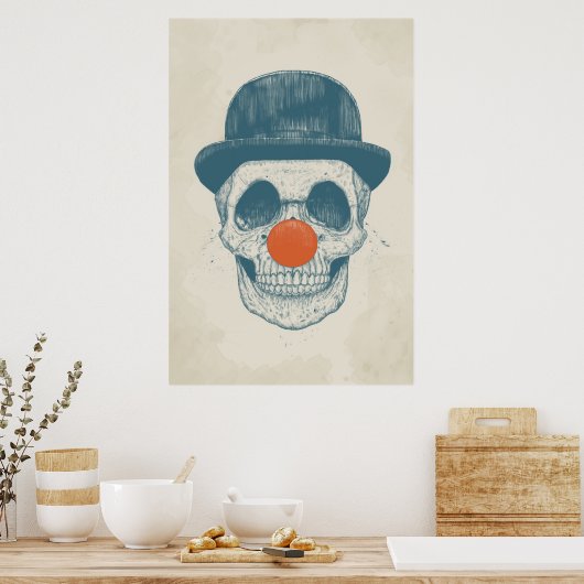 Toter Clown Poster (Küche)