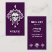 Toter Damast - kundenspezifische Visitenkarte (Vorne/Hinten)