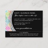 Toter Damast - Loyalität vergütet Karte (Rückseite)