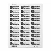 Toter Damast - Rücksendeadresse des Zuckerschädels (Vorne)