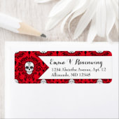 Toter Damast - Rücksendeadresse des Zuckerschädels (Insitu)