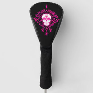 Toter Damast-schicke rosa Golf Headcover