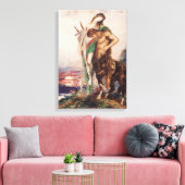 Toter Dichter wird von einem Centaur (Sonnenunterg Leinwanddruck (Insitu (Wohnzimmer))