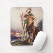 Toter Dichter wird von einem Centaur (Sonnenunterg Mousepad (Mit Mouse)
