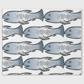 Toter Fisch Geschenkpapier (Flach)