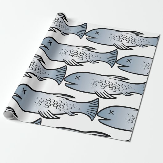 Toter Fisch Geschenkpapier (Ungerollt)