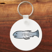 Toter Fisch Schlüsselanhänger (Vorderseite)