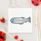 Toter Fisch Serviette