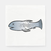 Toter Fisch Serviette (Vorderseite)